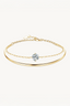 Aurelia Moissanite Bangle Bracelet