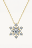 Snowflake Spark Moissanite Necklace