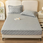 Checkerboard Plush Fitted Sheet