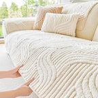 Geo Plush Couch Cover