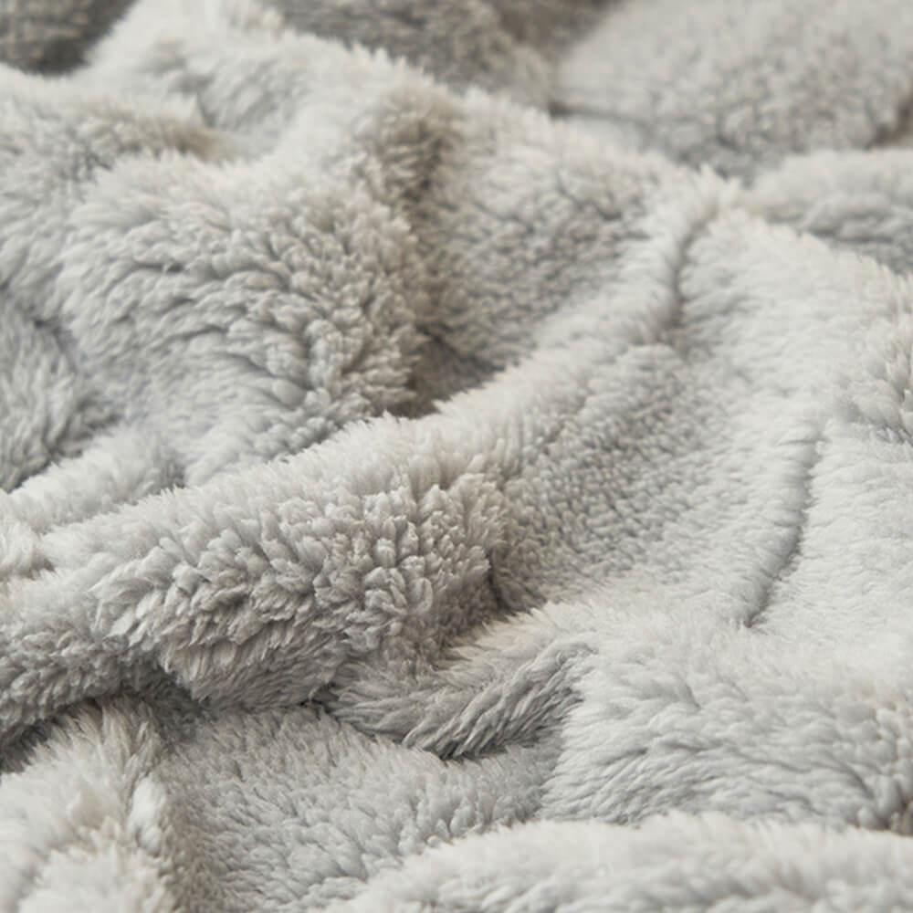 Checkerboard Plush Fitted Sheet