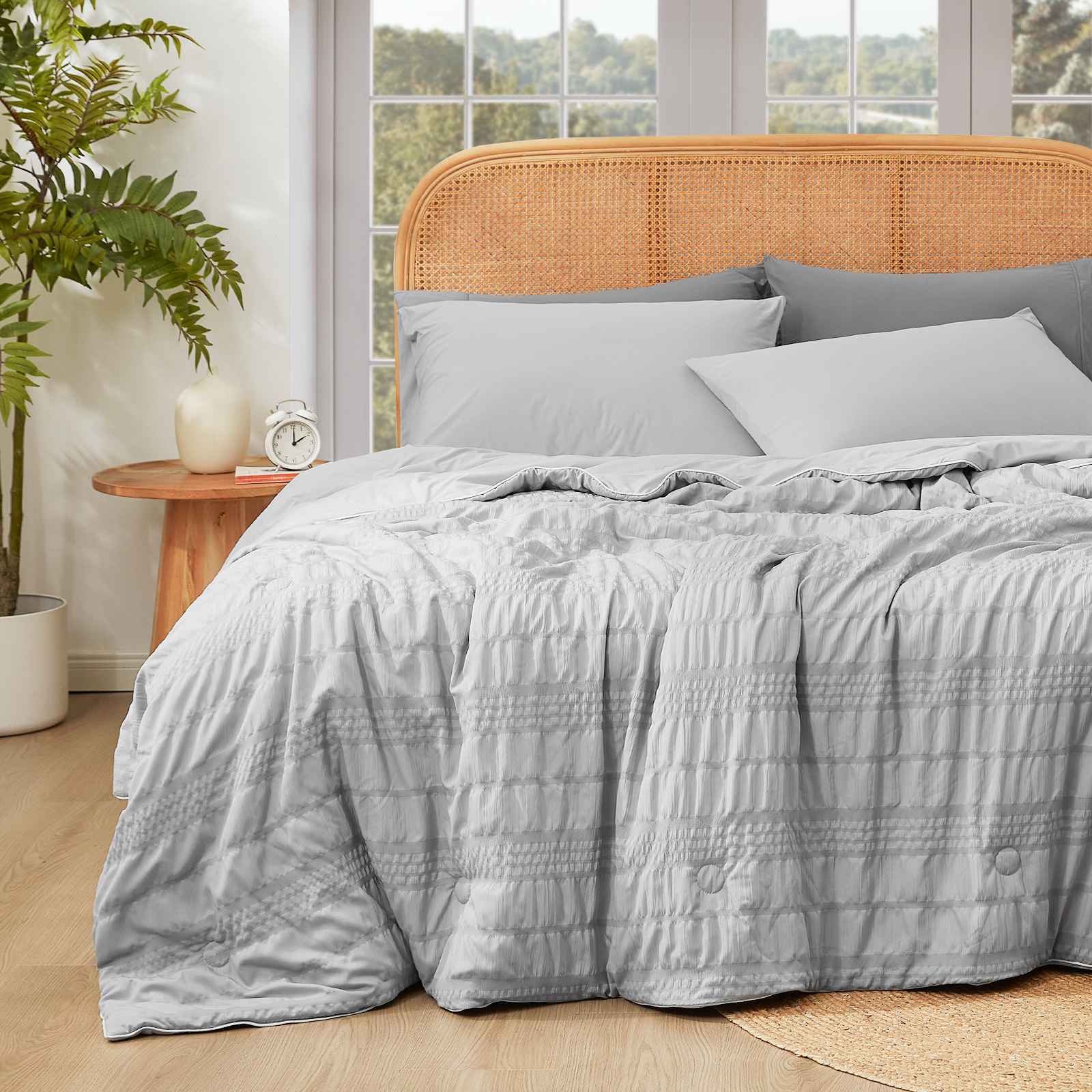 Seersucker Cooling Blanket