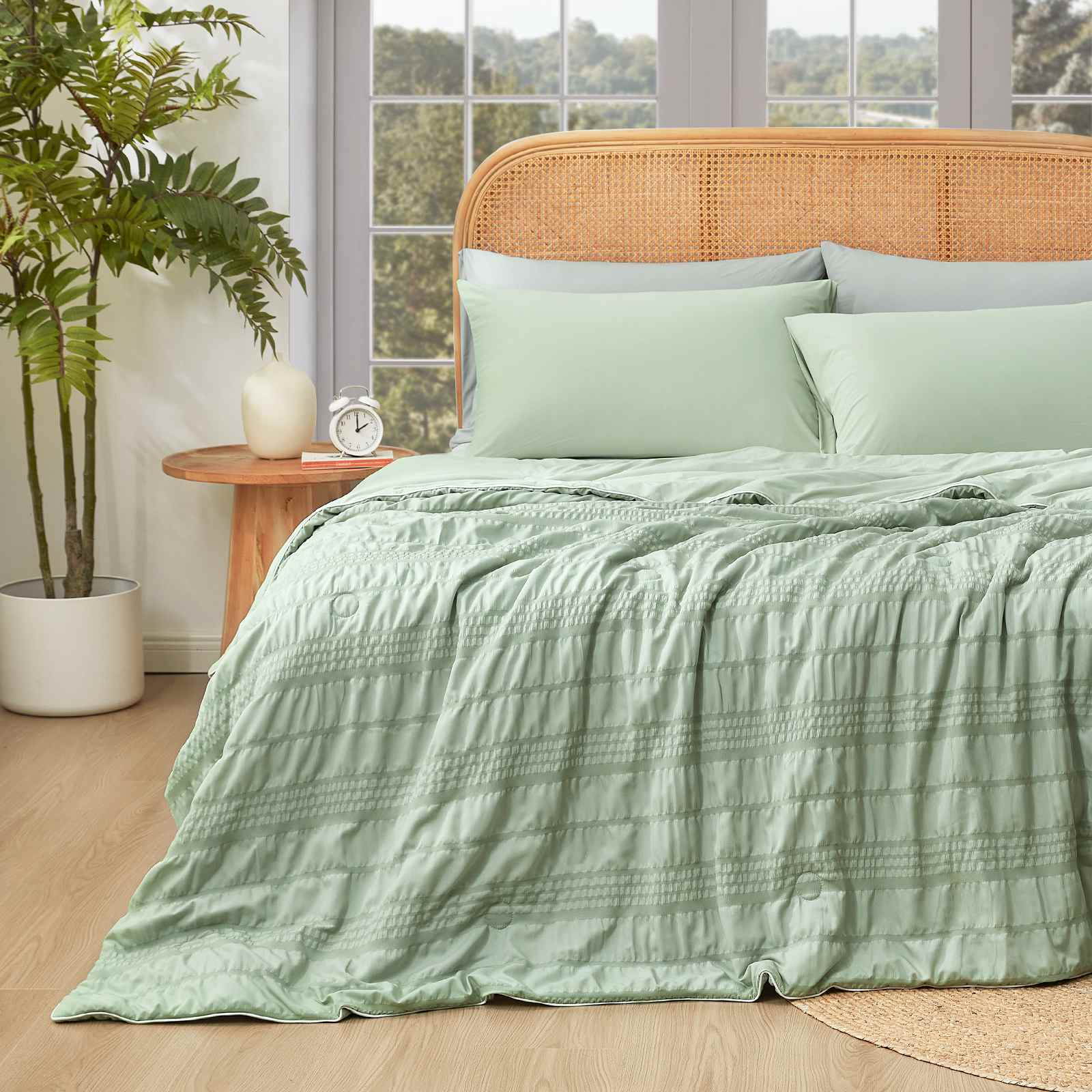 Seersucker Cooling Blanket