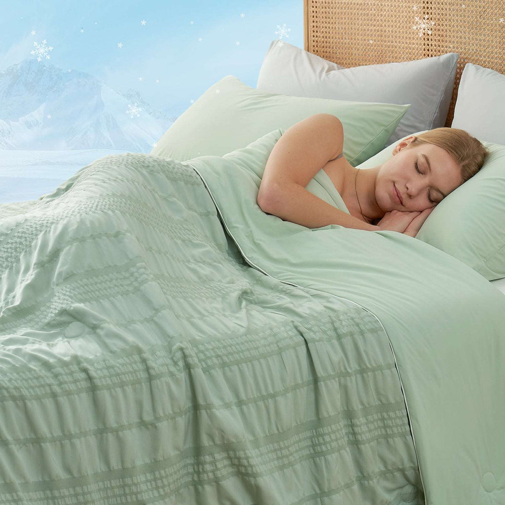 Seersucker Cooling Blanket