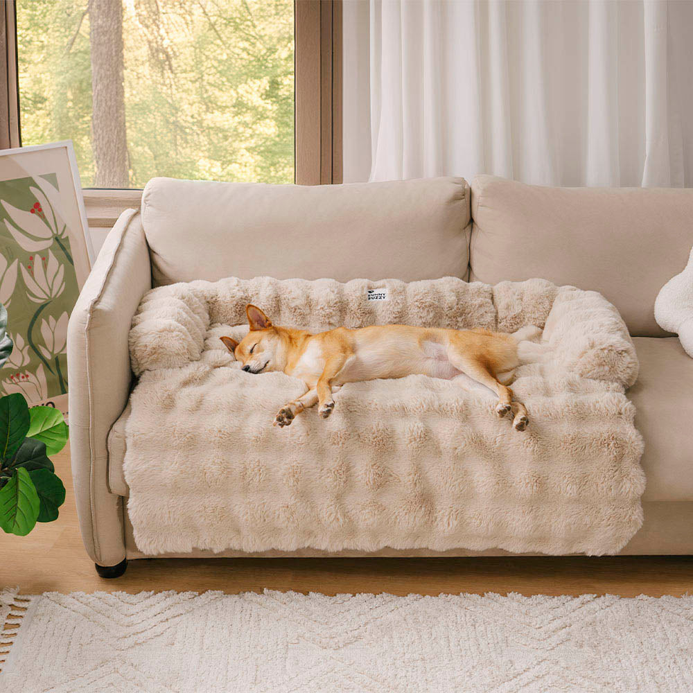 Fuzzy Calm Pet Sofa Met