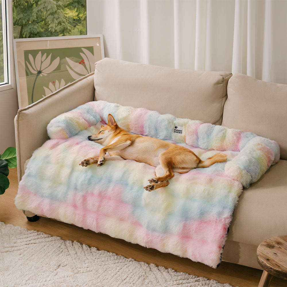 Fuzzy Calm Pet Sofa Met