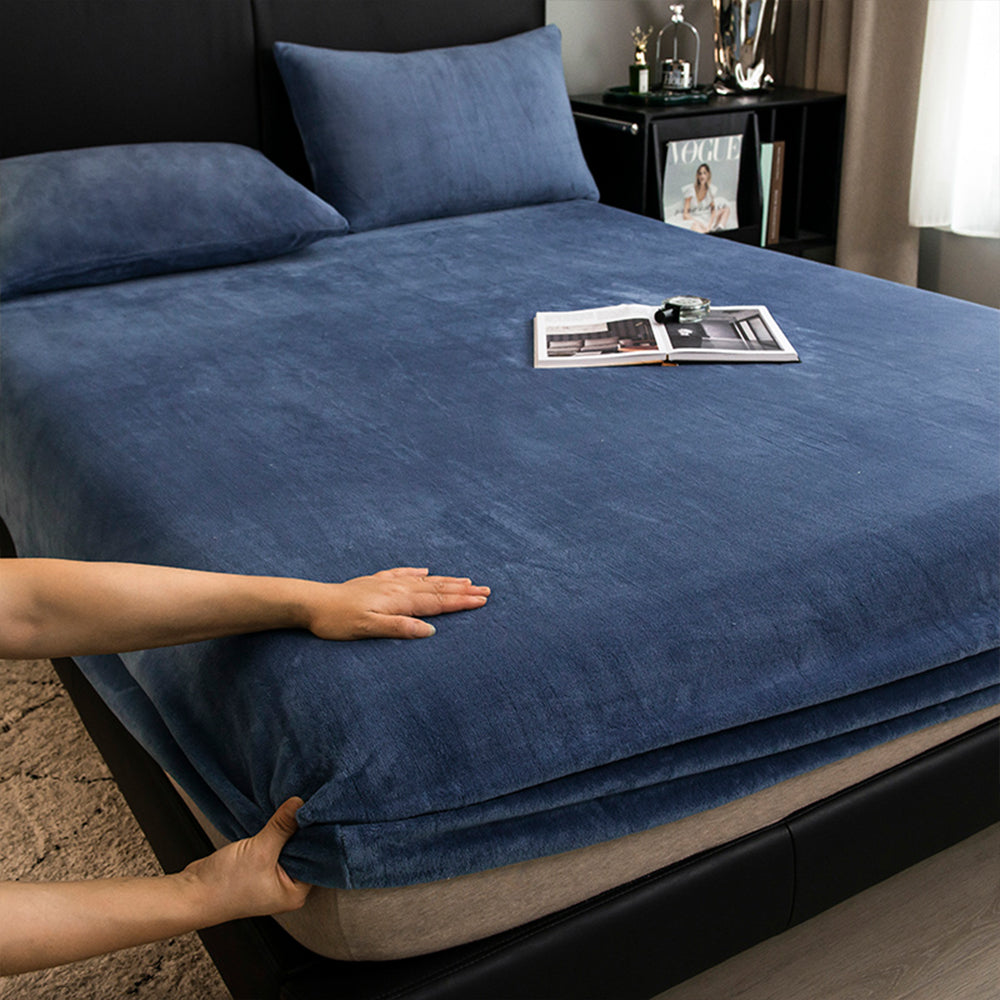Minimal Cloud Milk Velvet Fitted Sheet Image secondaire du produit