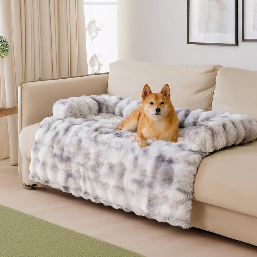 Fuzzy Calm Pet Sofa Met