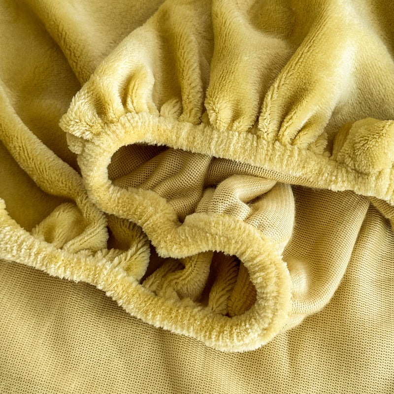 Mono Floral Milk Velvet Bedding Combination