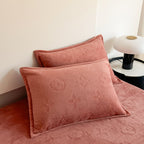 MonoFloral Milk Velvet Fitted Sheet