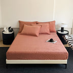 Mono Floral Milk Velvet Bedding Combination