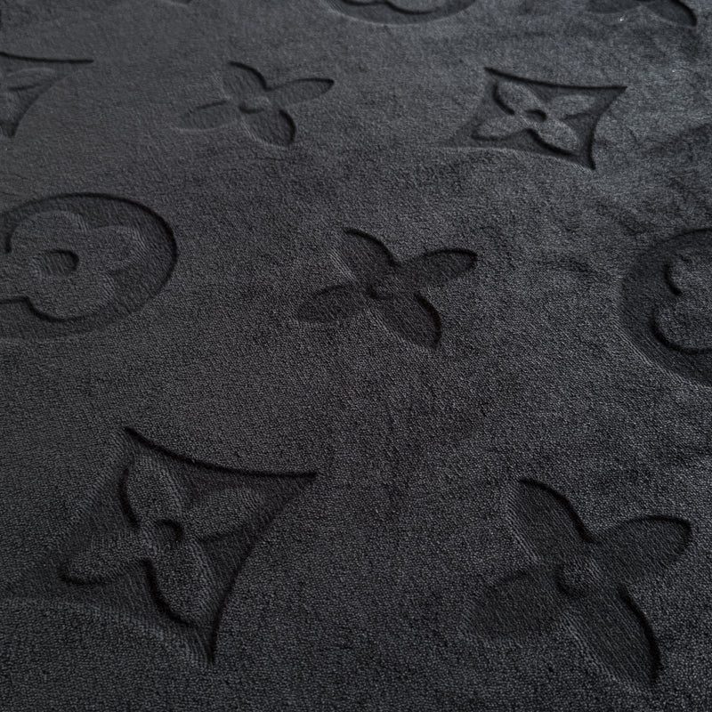Mono Floral Milk Velvet Bedding Combination