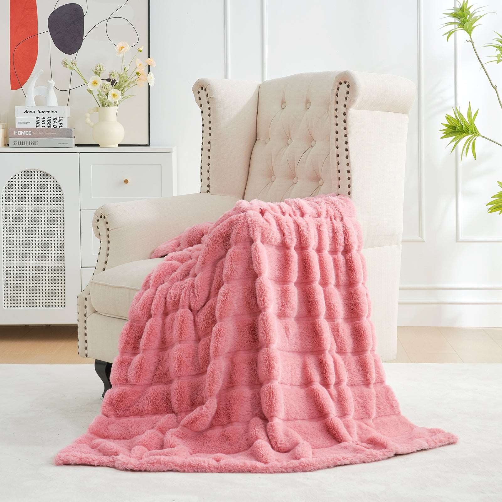 Comfy Cloud Faux Fur Throw Image principale du produit