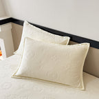 Mono Floral Milk Velvet Bedding Combination