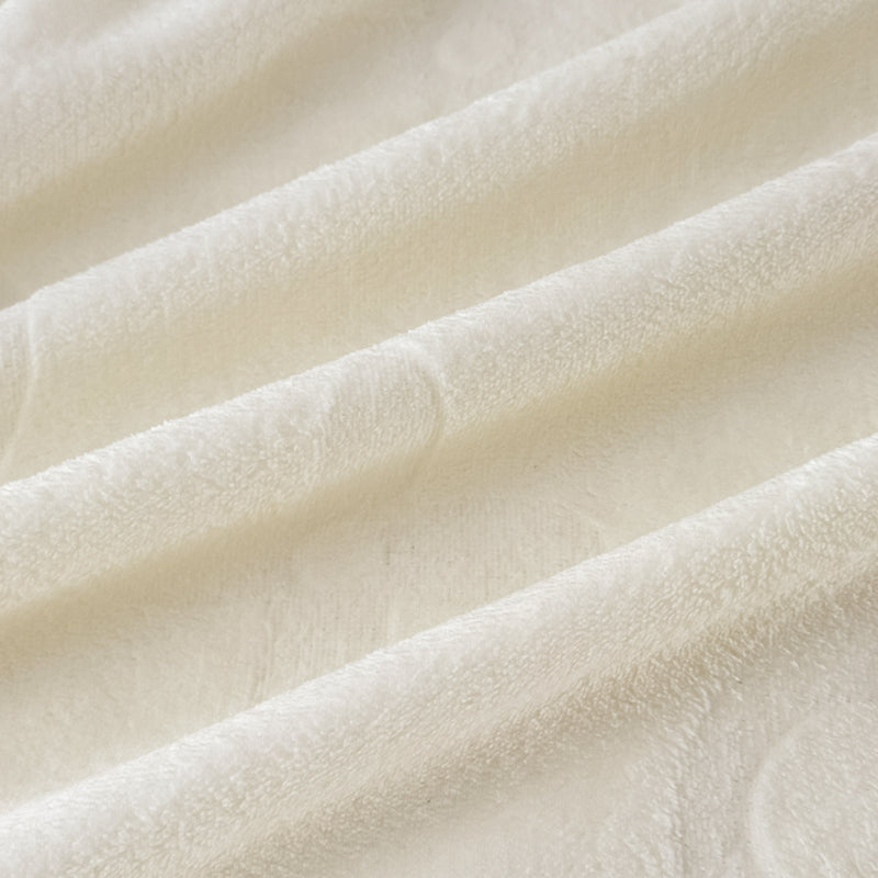 Mono Floral Milk Velvet Bedding Combination