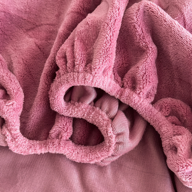 Mono Floral Milk Velvet Bedding Combination