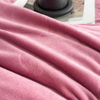 Mono Floral Milk Velvet Bedding Combination