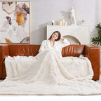 Checkerboard Plush Throw