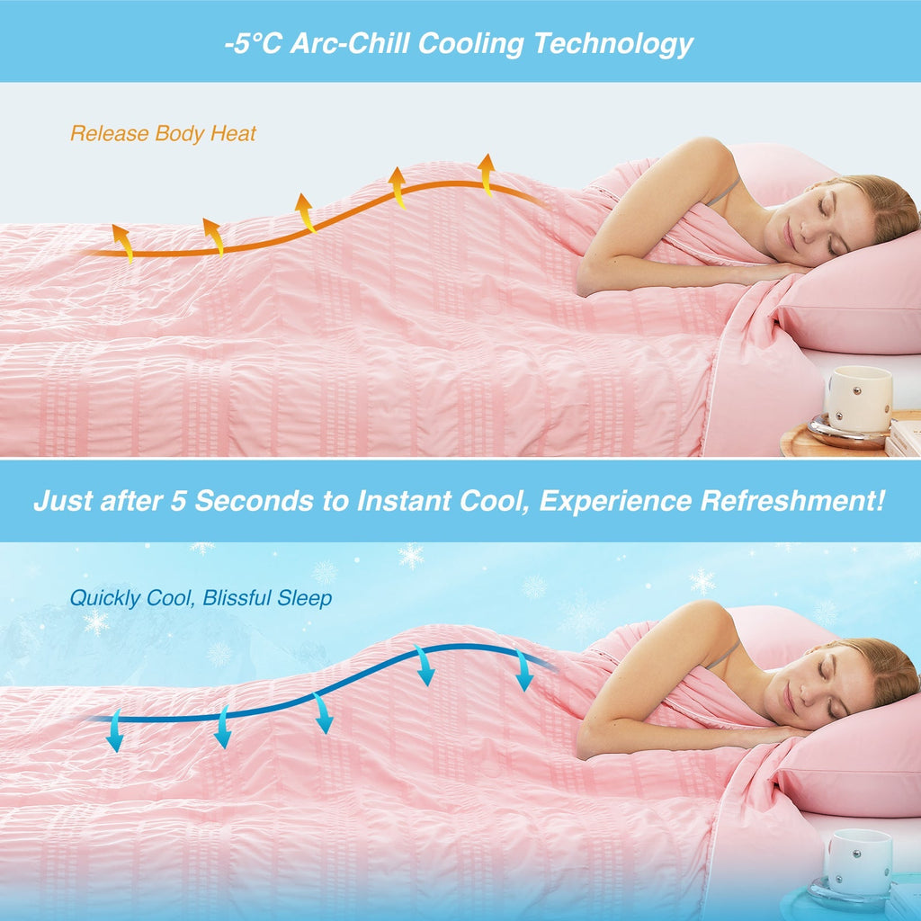 Seersucker Cooling Blanket