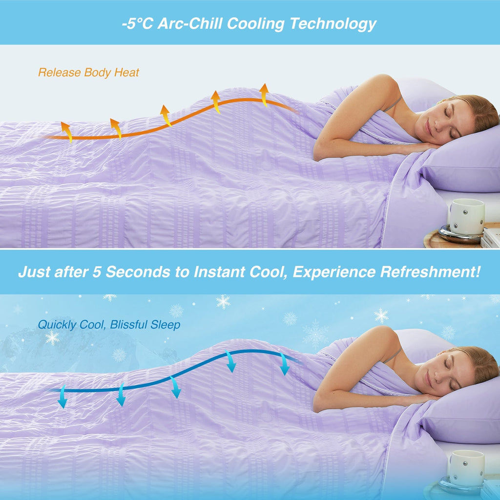 Seersucker Cooling Blanket
