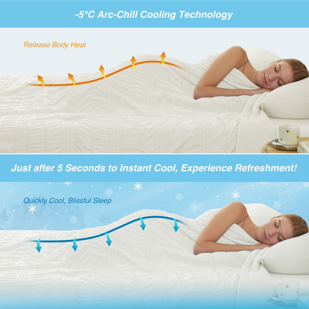 Seersucker Cooling Blanket