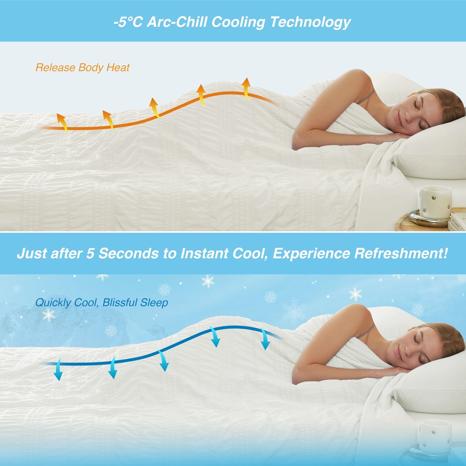 Seersucker Cooling Blanket