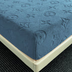 MonoFloral Milk Velvet Fitted Sheet