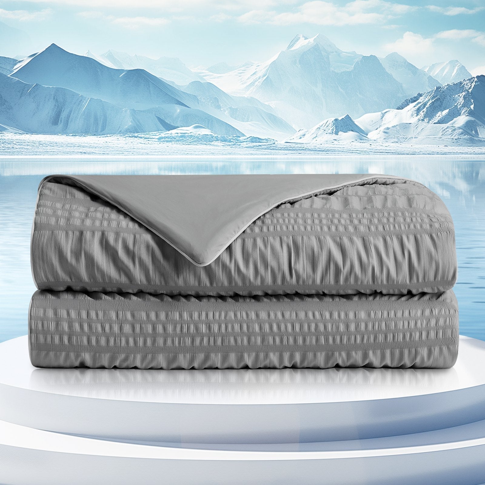 Seersucker Cooling Blanket