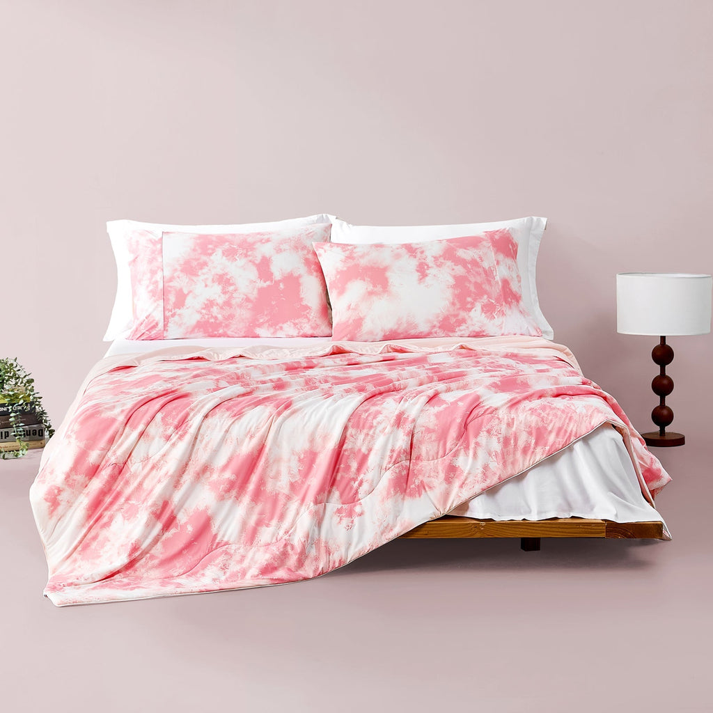 Tie-Dye Cooling Blanket Set