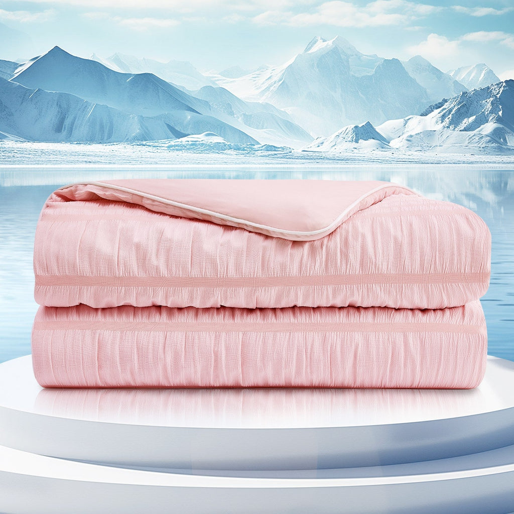 Seersucker Cooling Blanket