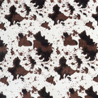 Cow Print Faux Fur Throw