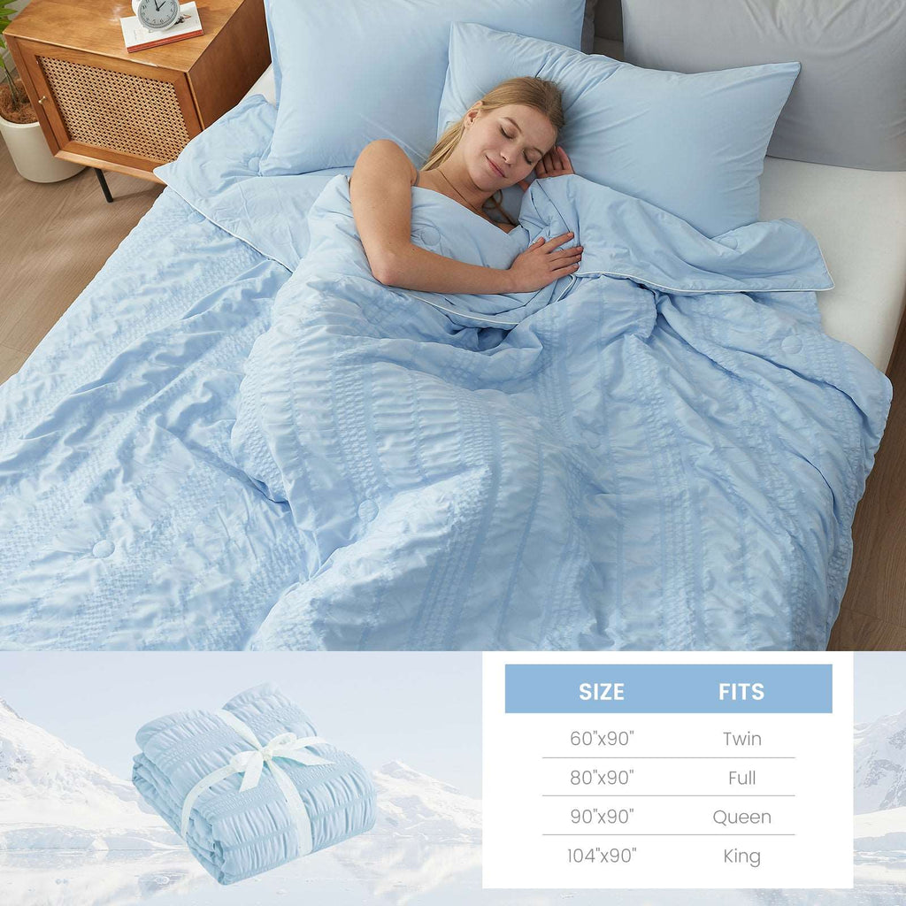 Seersucker Cooling Blanket