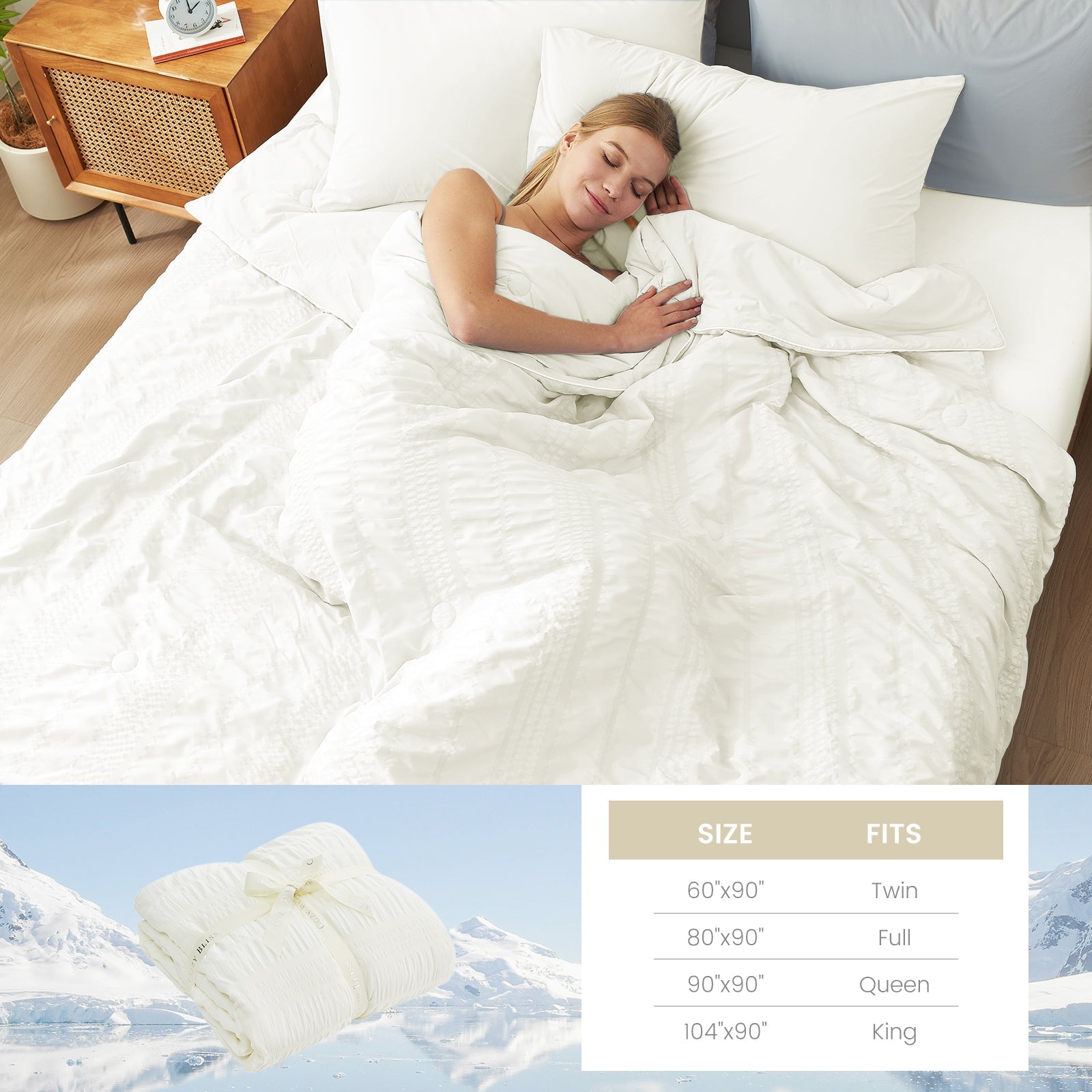 Seersucker Cooling Blanket