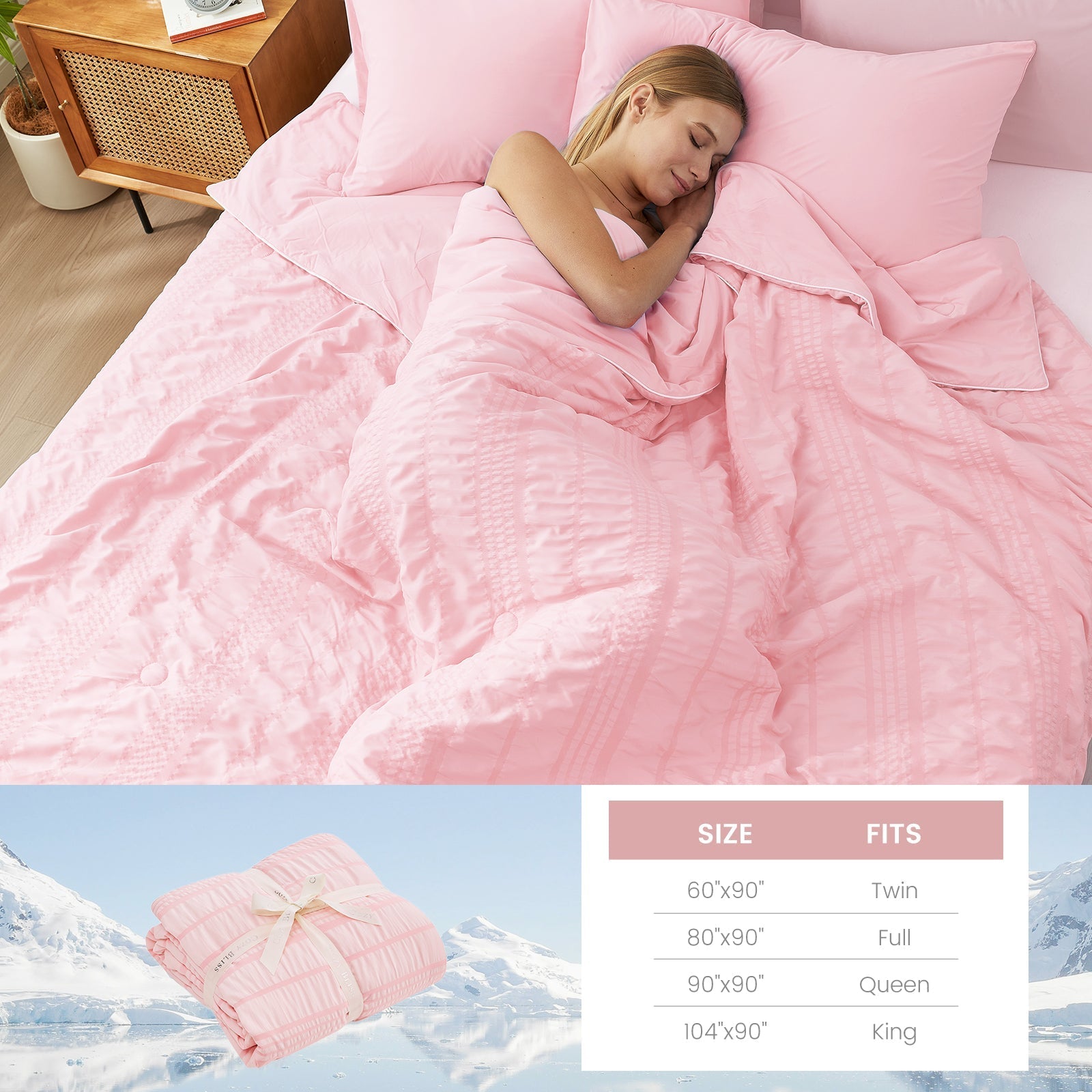 Seersucker Cooling Blanket