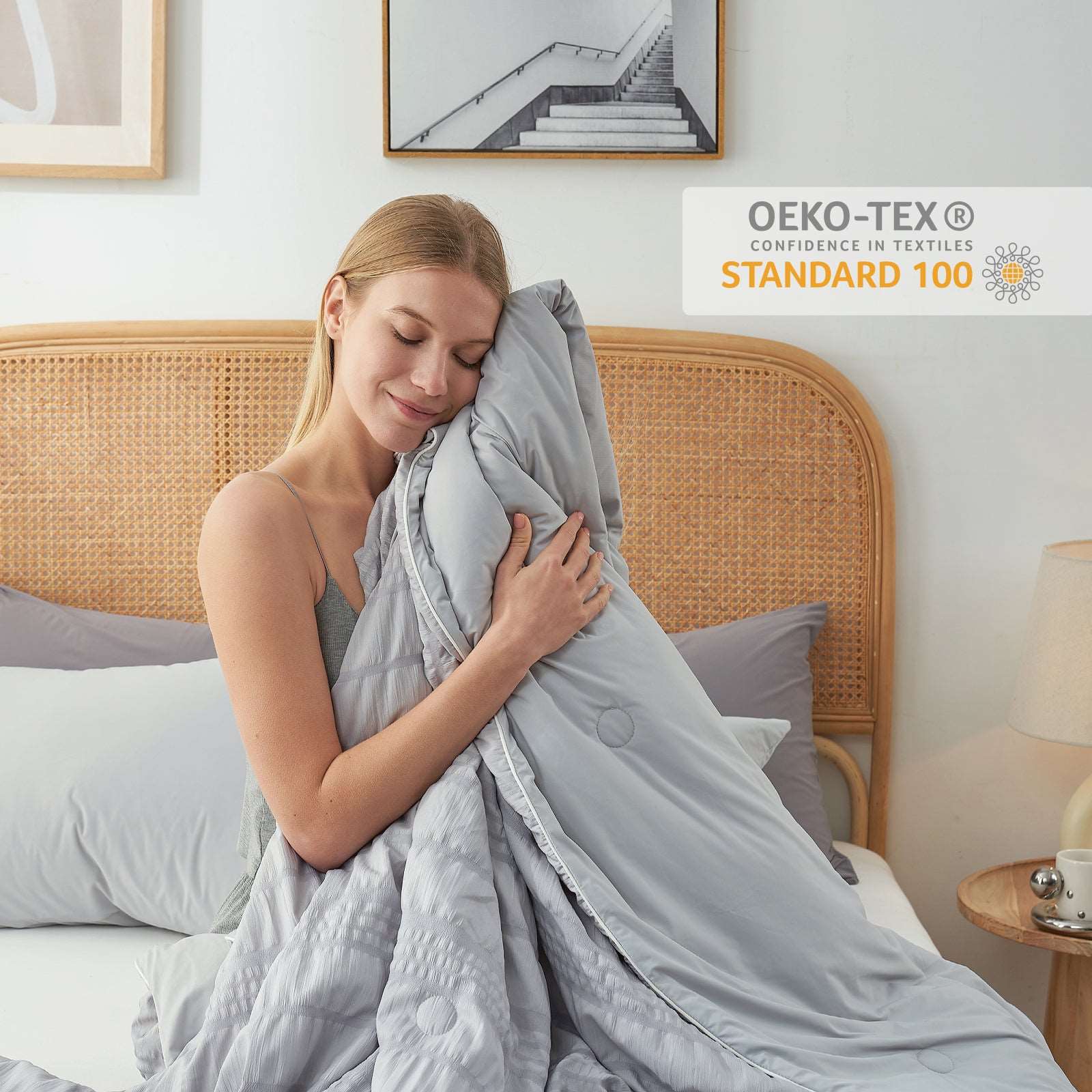 Seersucker Cooling Blanket