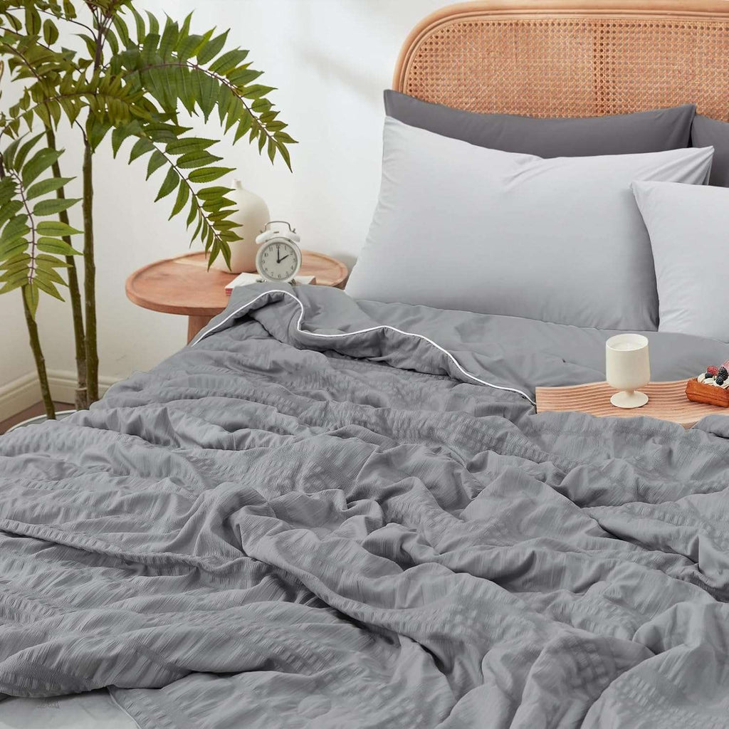 Seersucker Cooling Blanket