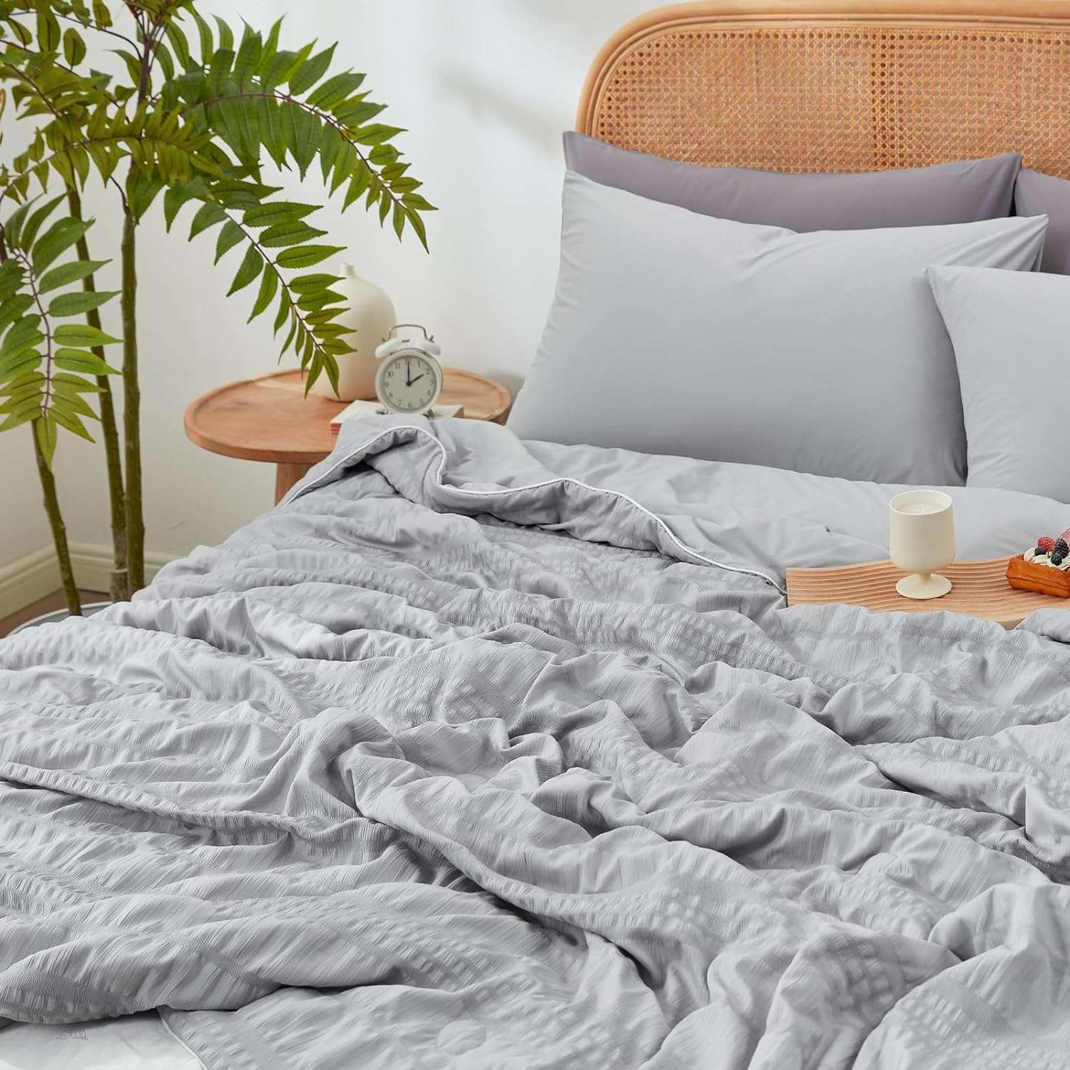 Seersucker Cooling Blanket