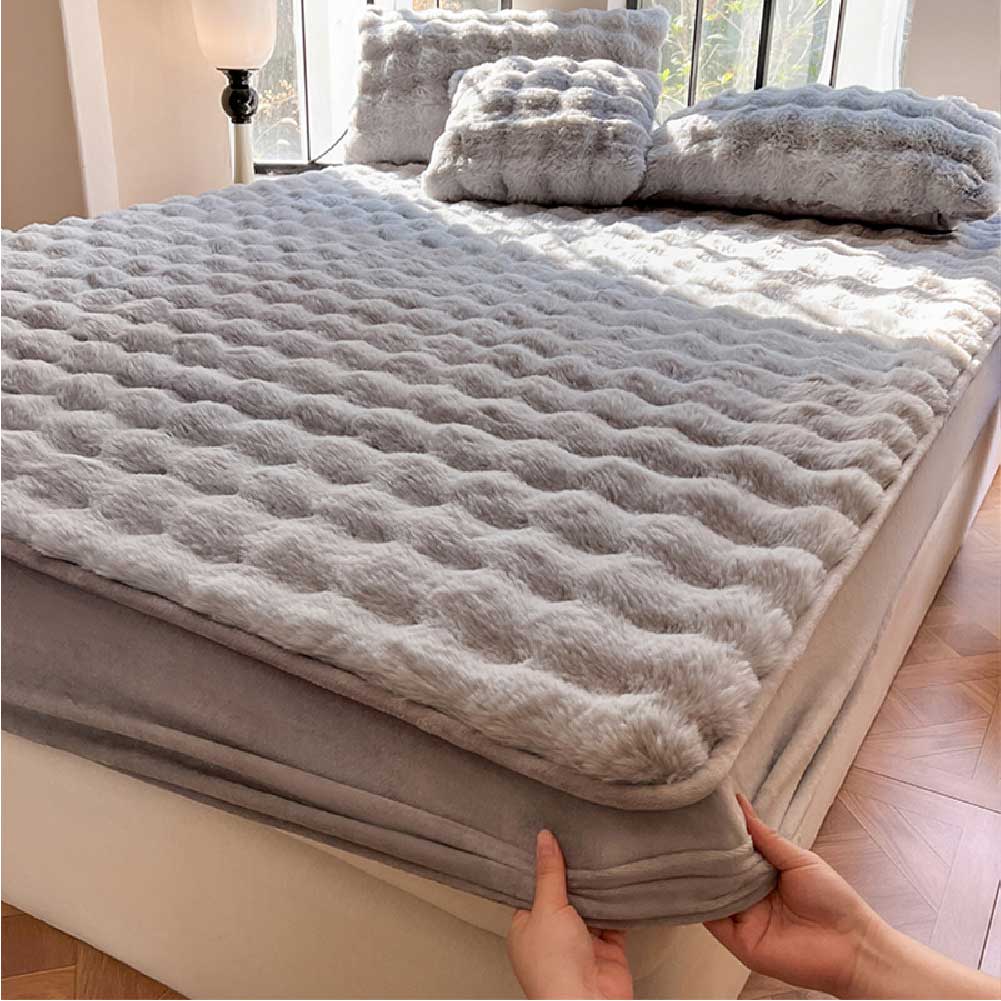 Bubble Plush Fitted Sheet