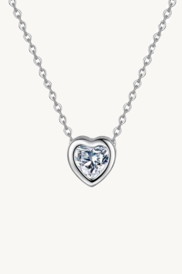 Amora Heart Moissanite Necklace Main image