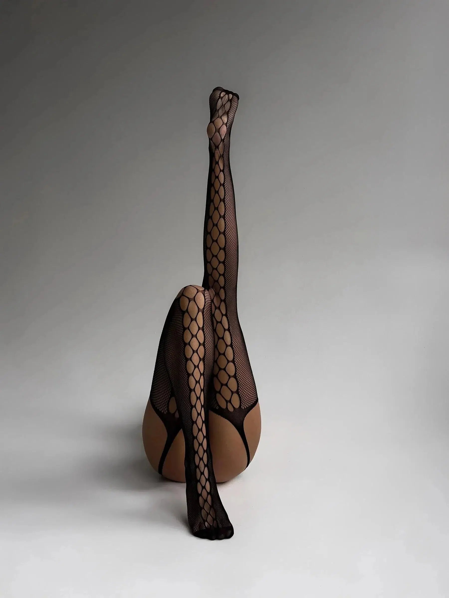 Ariel Black Fishnet Stockings
