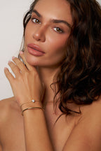 Aurelia Moissanite Bangle Bracelet