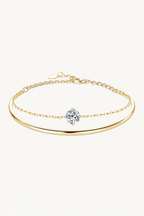 Aurelia Moissanite Bangle Bracelet