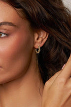 Brisa Moissanite Chain Earrings