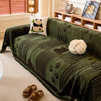 Paw Print Throw Couch Cover