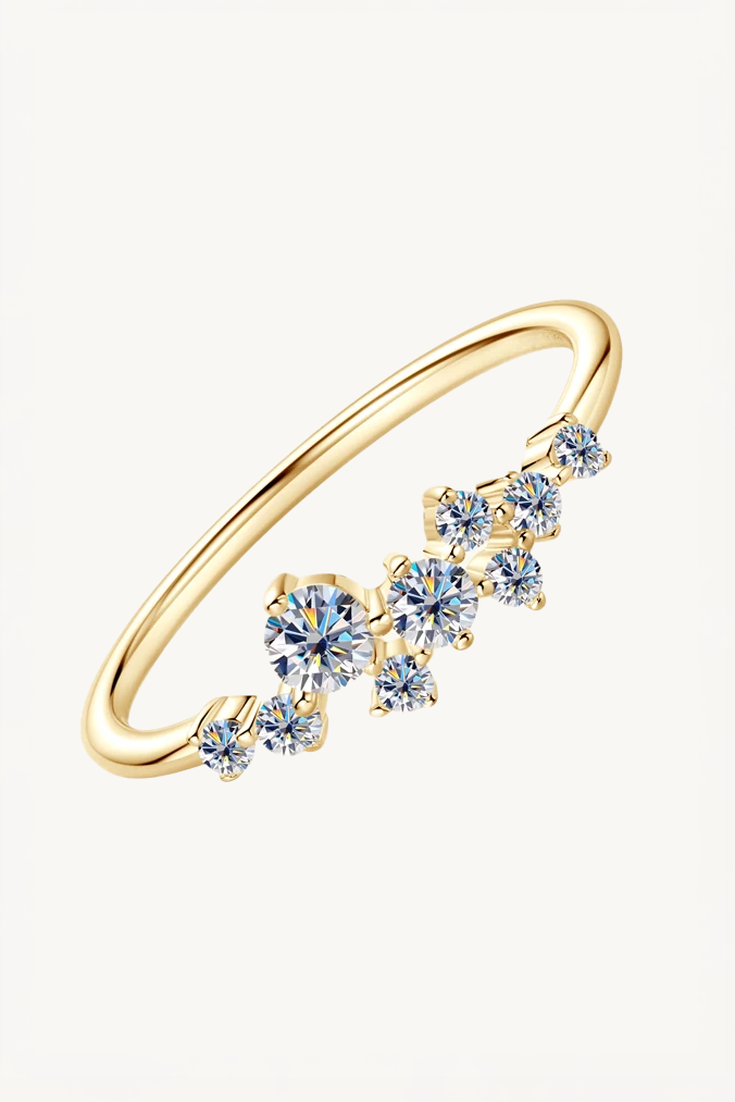 Celeste Moissanite Crown Ring Main image