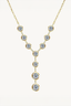 Celeste Y-Drop Moissanite Necklace