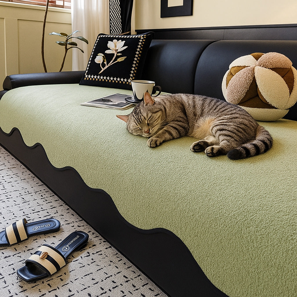 Teddy Cloud Waterproof Couch Cover