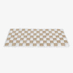Cream Fuzz Dog Bed Mat