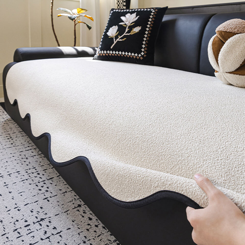 Teddy Cloud Waterproof Couch Cover