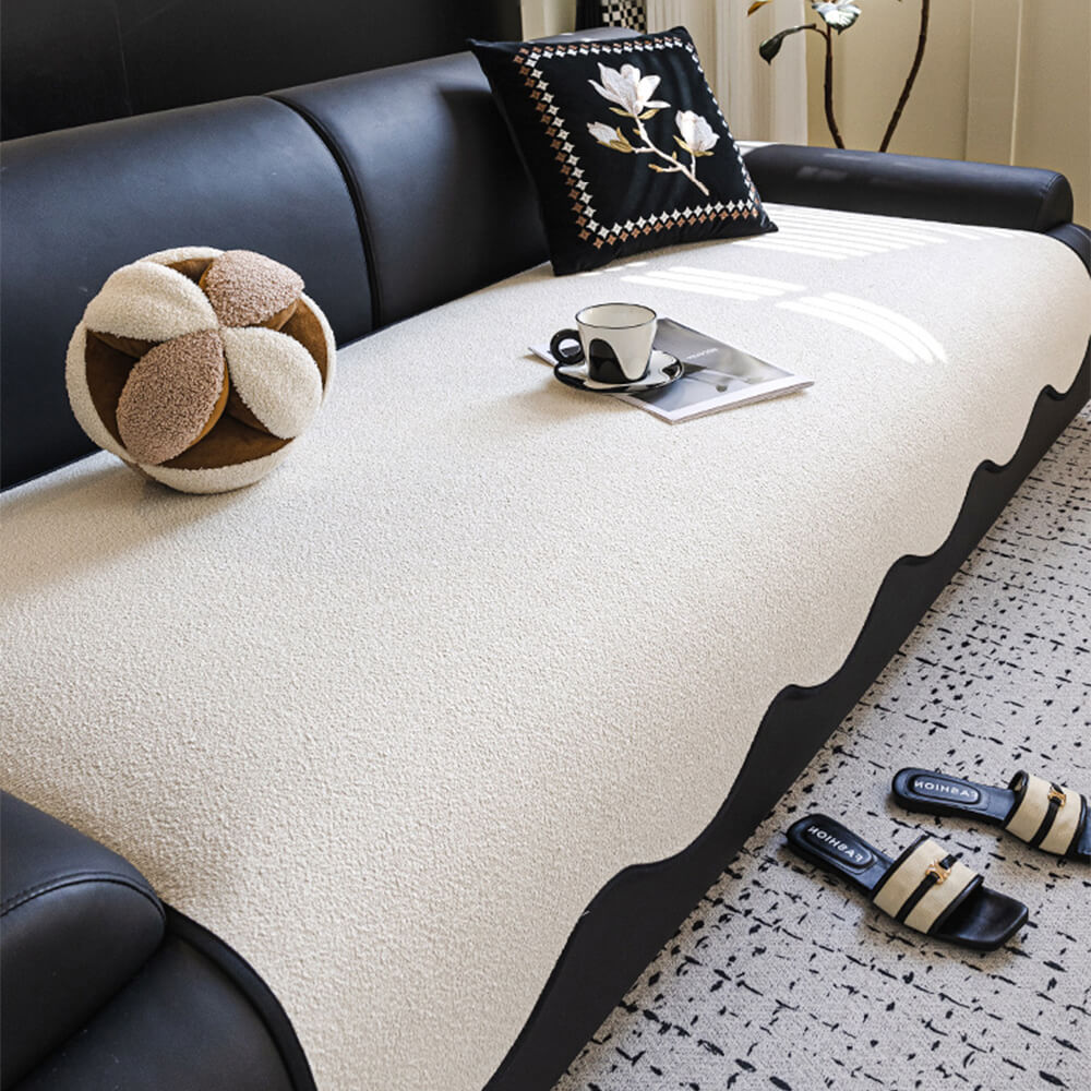 Teddy Cloud Waterproof Couch Cover